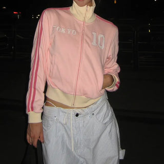 Tokyo 10 Crop Jersey Zip-up
