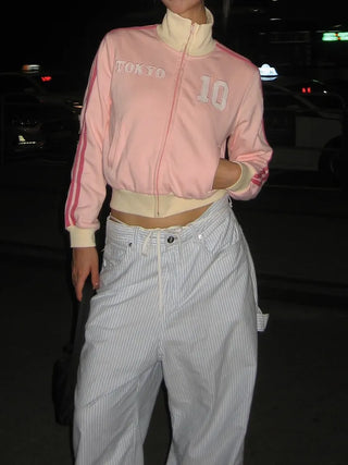 Tokyo 10 Crop Jersey Zip-up