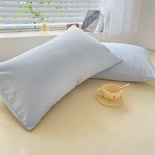 Pastel Blue and Cream Duvet Cover Set