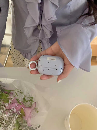Blue Dots AirPods Case