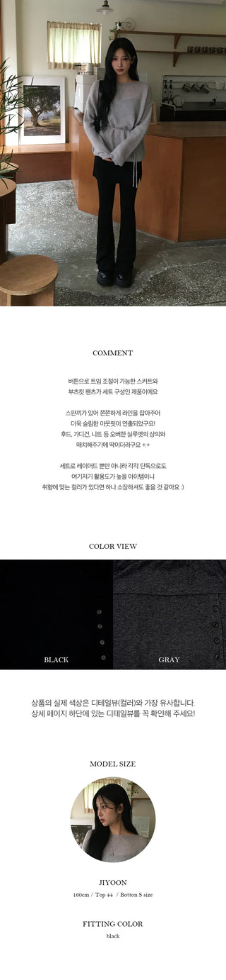 Wrap Culotte Bootcut Leggings Pants