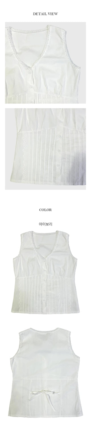 Heart Lace Nashi Blouse