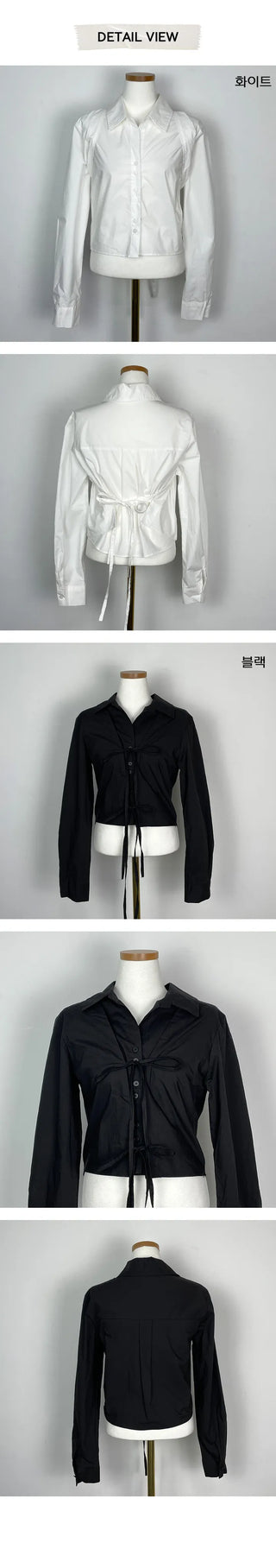 Two Styling Ribbon Point Shirt