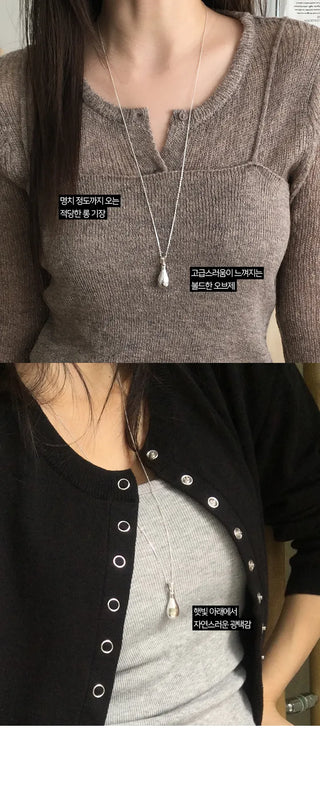 Water Drop Bold Necklace
