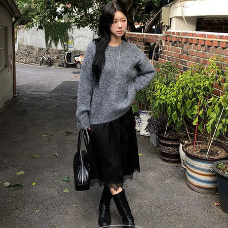 Janine Silky Midi Skirt