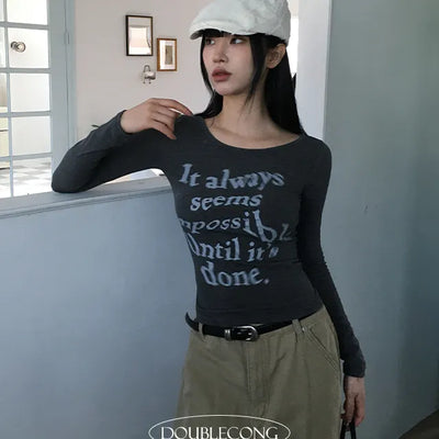 Holly Print Long Sleeve T Shirt