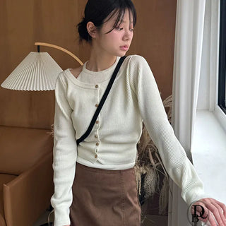 Eto Halter Nashi Cardigan Set