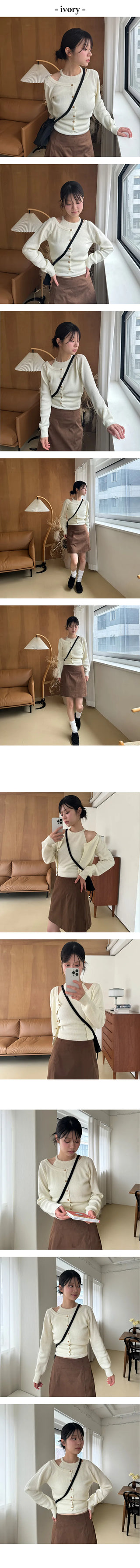 Eto Halter Nashi Cardigan Set
