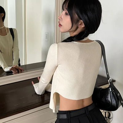 Back Team Tie Point Golji Long Sleeve T Shirt