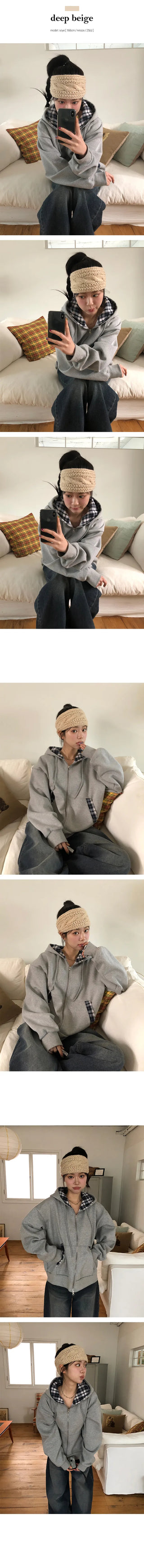 Kona Wool Knit Twisted Hairband