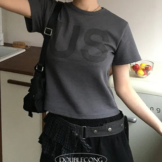 US Dye Crop Short Sleeve T shirt