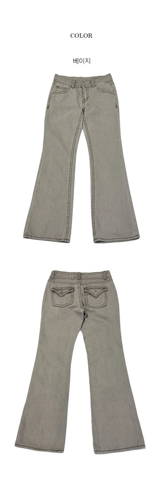 Cation Low Rise Bootcut Pants