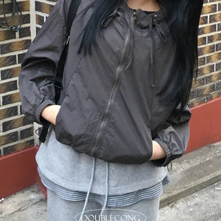 Ado windbreaker hooded jacket