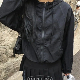 Ado windbreaker hooded jacket
