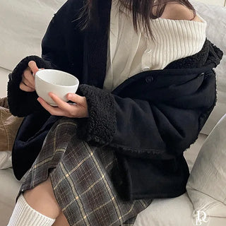 Eddie Muffler Off Shoulder Knit