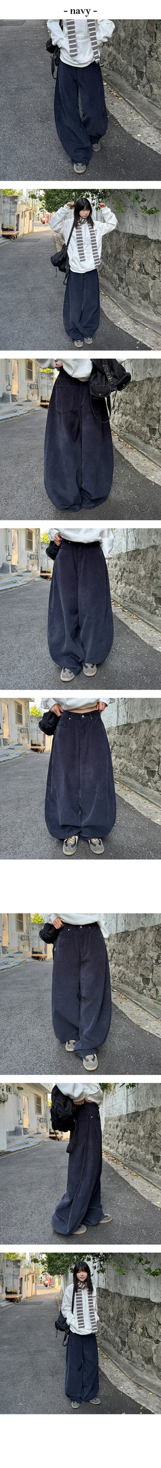 Crewe Corduroy Wide Cotton Pants