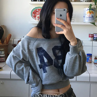 Pend Off Shoulder Loose Fit Crop top