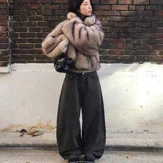 Anib Collar Faux Fur Jacket