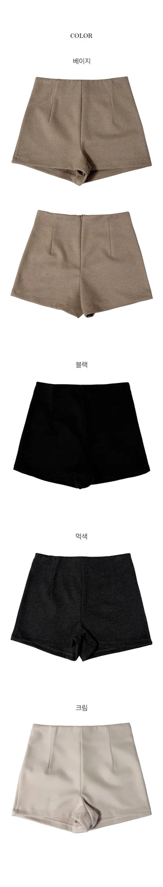 Thick Cut Winter Wool Shorts