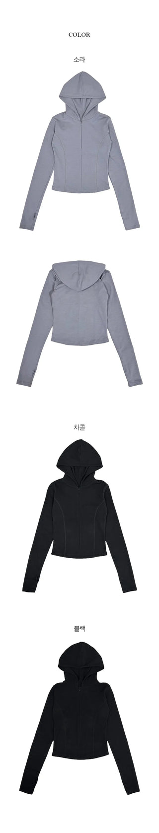 Wico Winter Fleece Slim Warmer Hoodie Half Zip Up