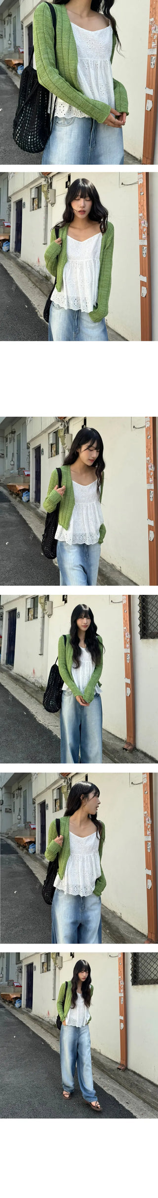 Ain One Button Cardigan