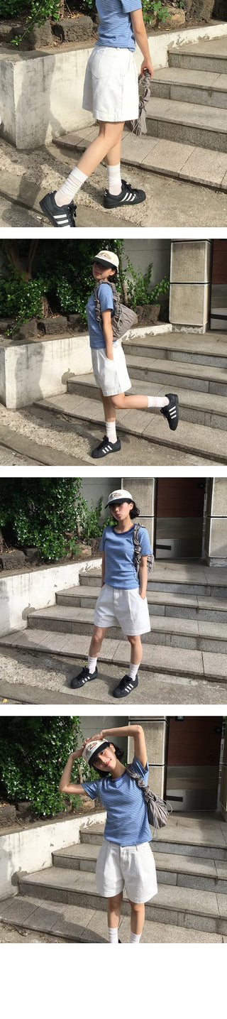 Compo Pintuck Wide Shorts