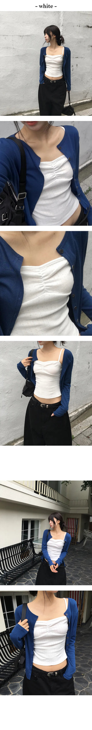 Punching front shirring nasi