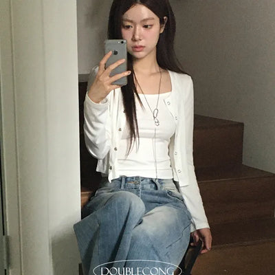 Lemon Golji Nashi Cardigan Set