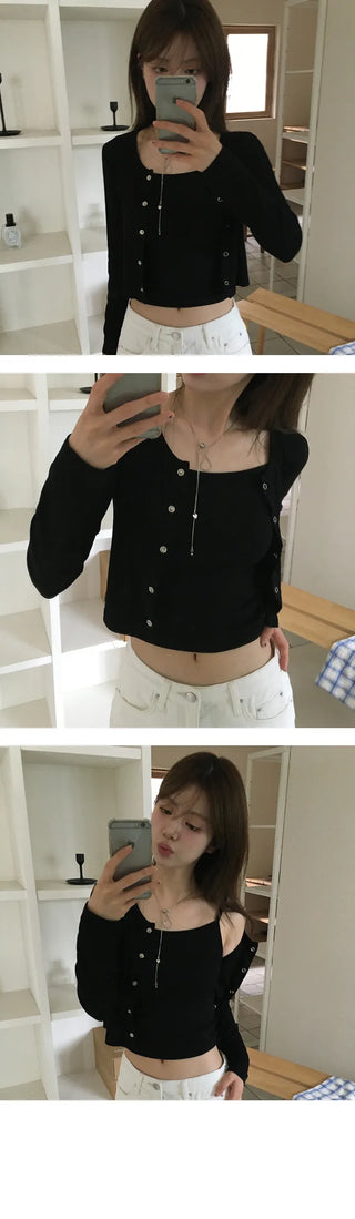 Lemon Golji Nashi Cardigan Set