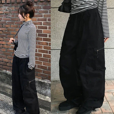 Casso Pocket Cargo Banding Wide Pants