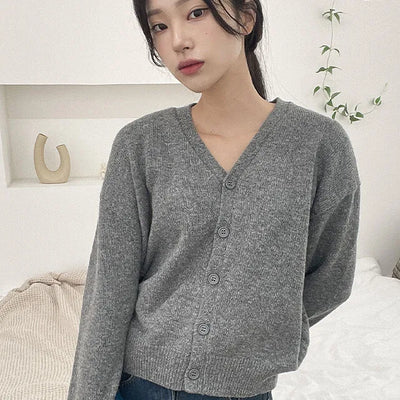 Judy Alpaca Color Cardigan