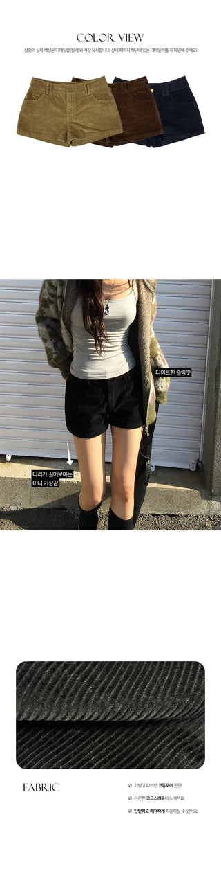 River Corduroy Shorts
