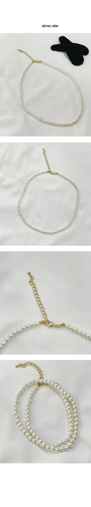 Mini Pearl Layered Necklace