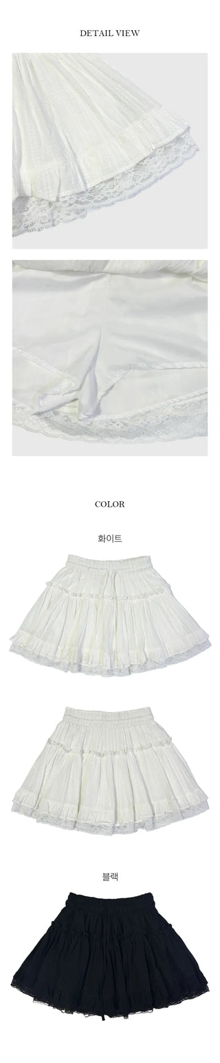 Cine Frill Lace Skirt