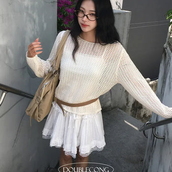Cine Frill Lace Skirt