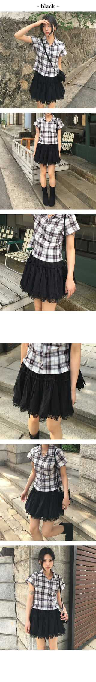 Cine Frill Lace Skirt