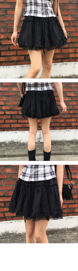 Cine Frill Lace Skirt