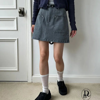 Eve Slit Pocket A Line Skirt