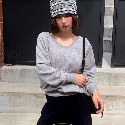 Oha U neck Round Knit