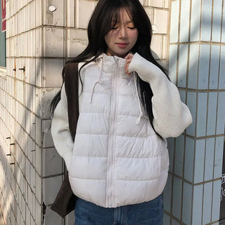 Soda Winter Knit Sleeve String Hooded Padding