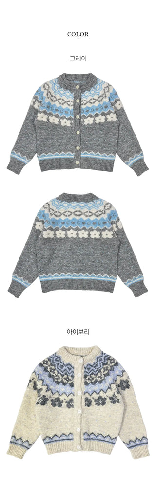 Hia Vintage Nordic Overfit Cardigan