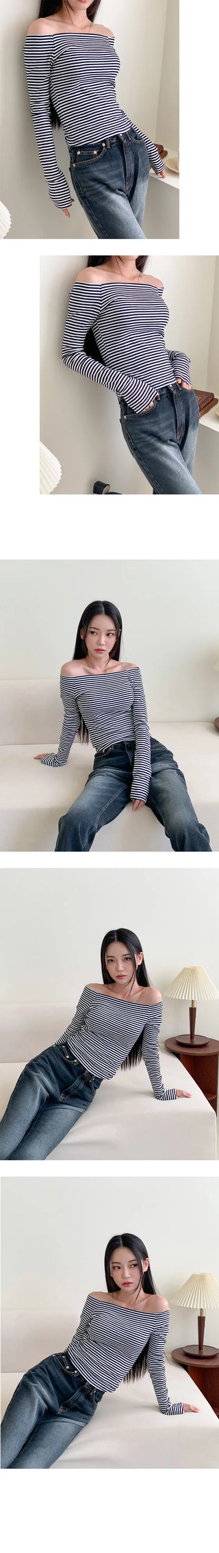 Early Dangara Off Shoulder T Shirt