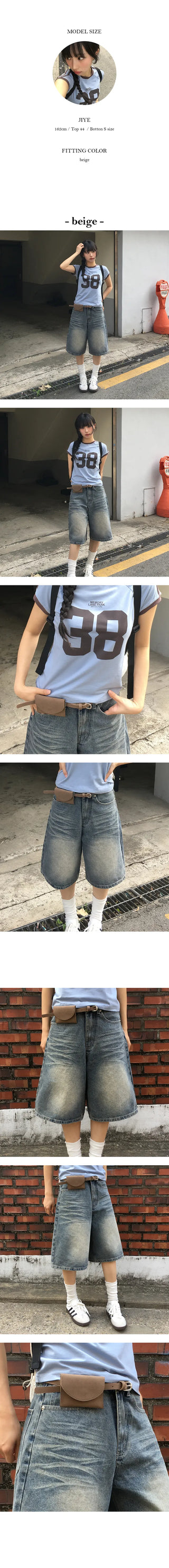 Card Wallet Suede Belt