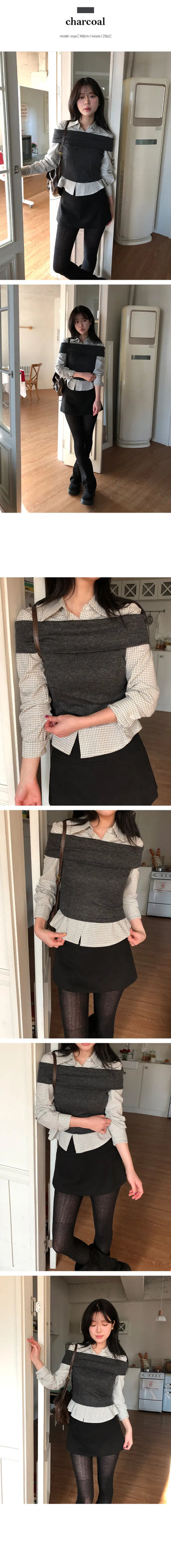 Sherry Layered Off Shoulder Top