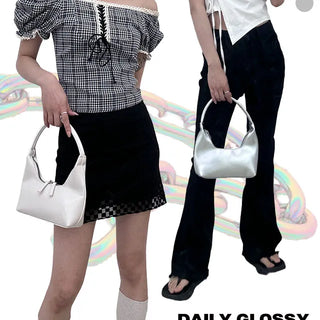 Glossy Hobo Bag