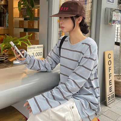 Mont Color Loose Dangara Long Sleeve T shirt
