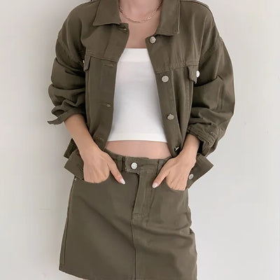 Cotton Two Piece Jacket