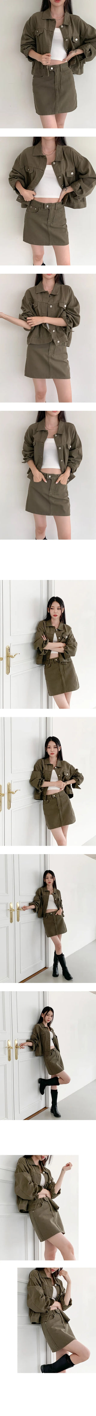 Cotton Two Piece Jacket