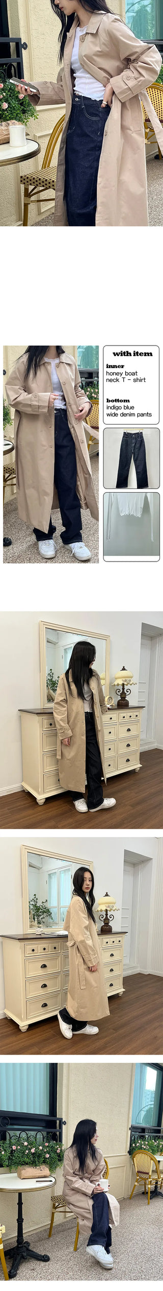 Flow Single Trench Coat