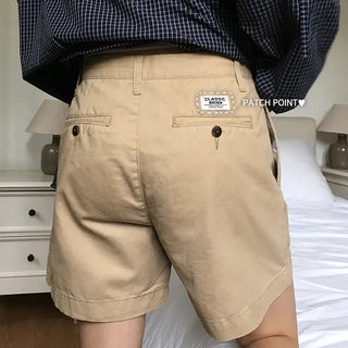 Modern Patch Pintuck Shorts